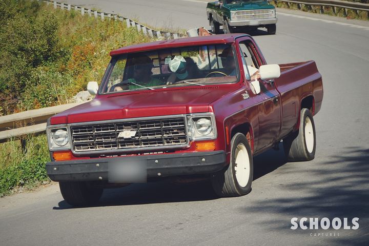 Maroon square body